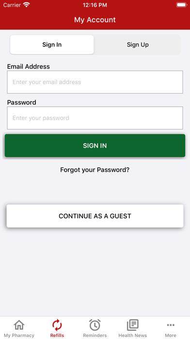Bills Prescription Center iPhone screenshot 2 - Health & Fitness app
