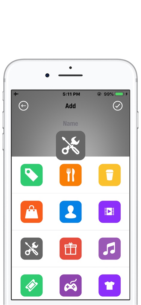 NextCost-Money Flow,My Savings - nextcost-expense-category-selection