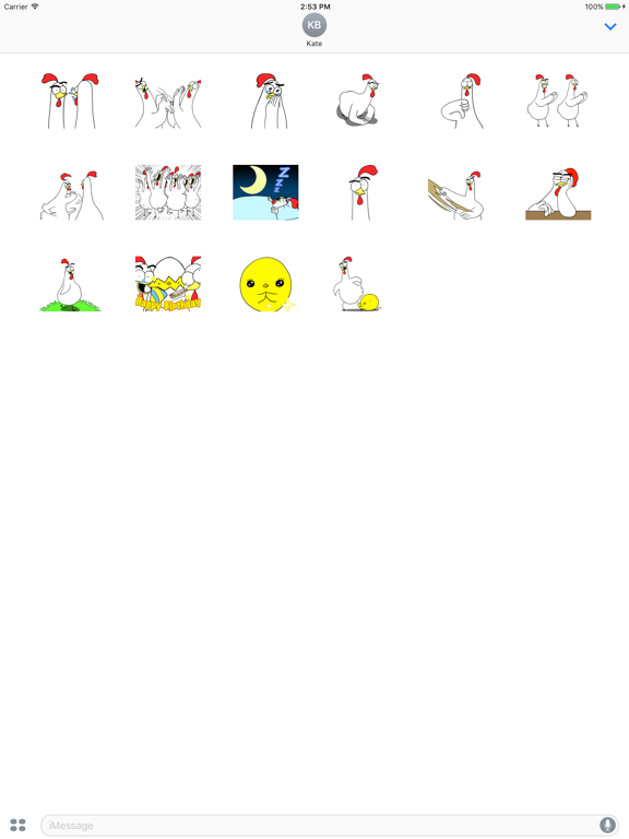 Screenshot #5 pour Chicken Bro 7 Sticker Pack