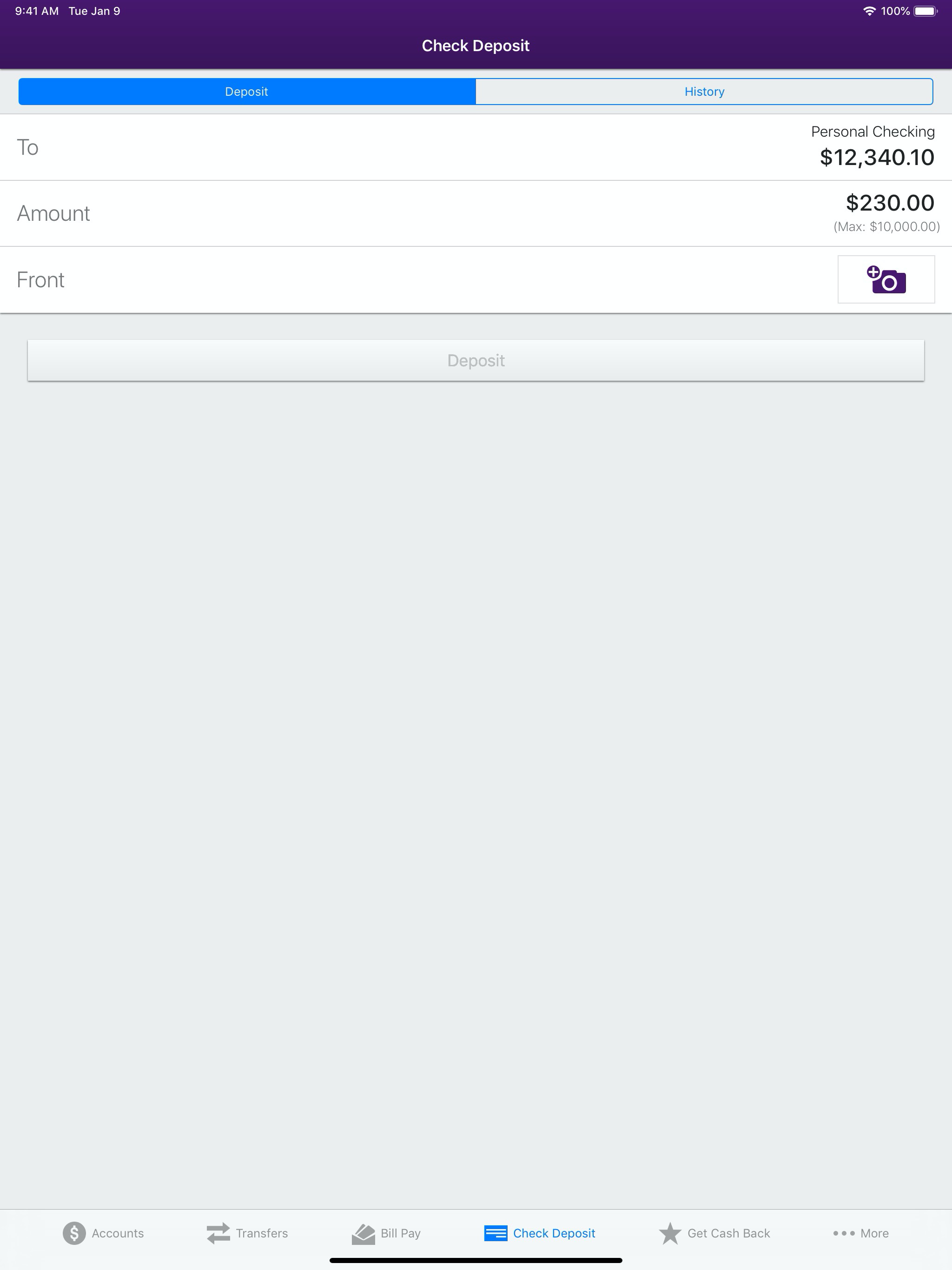 BankFinancial Mobile App