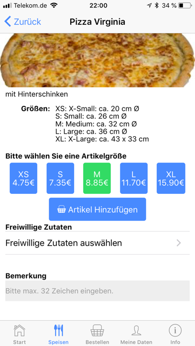 American Star Pizza Screenshot