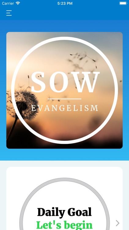 SOW Evangelism