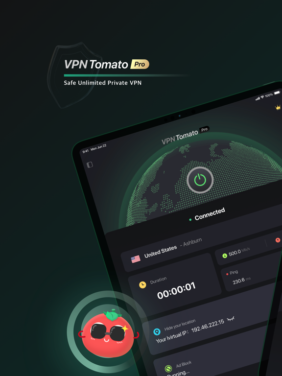Screenshot #4 pour VPN Tomato Pro - Fast & Secure