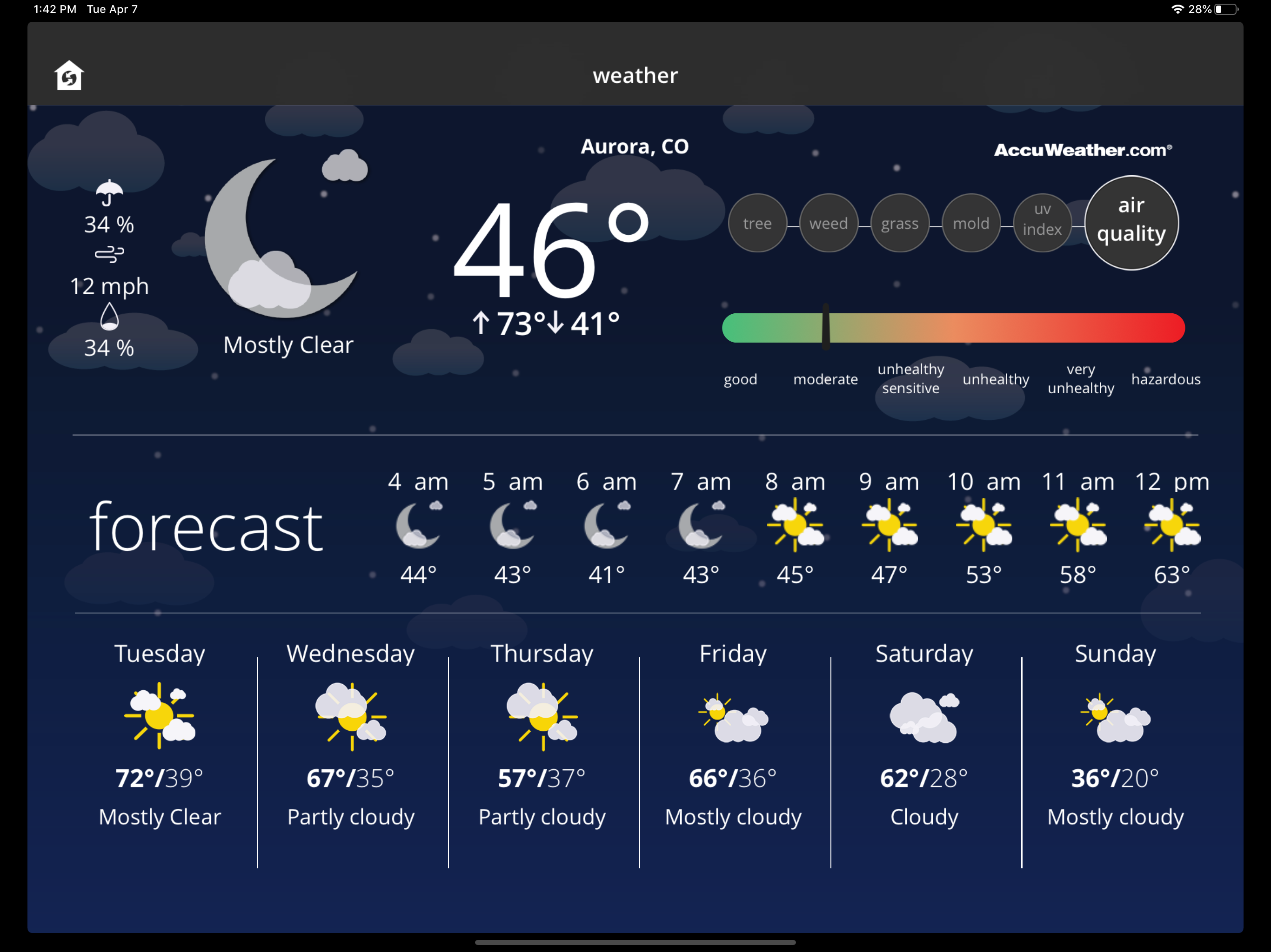 Comfort Sync® Thermostat screenshot 12