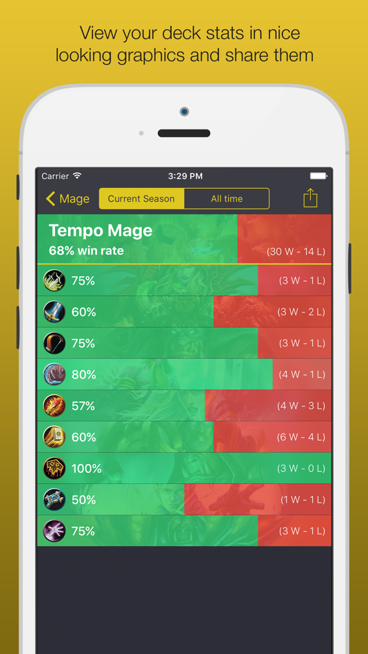#3. Trackstone - Deck tracker (iOS) 由: Fabio Bassan