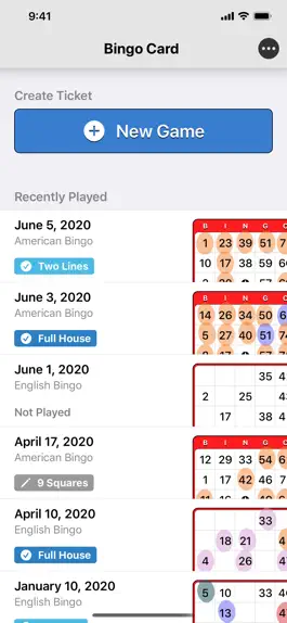 Game screenshot Bingo Card - Ticket Generator mod apk