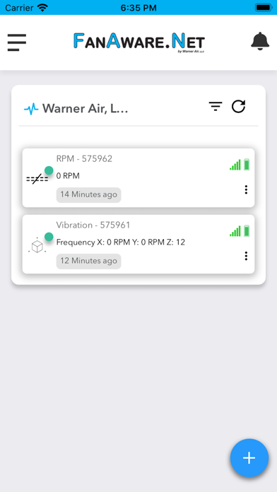 Screenshot 2 of Fan Aware App