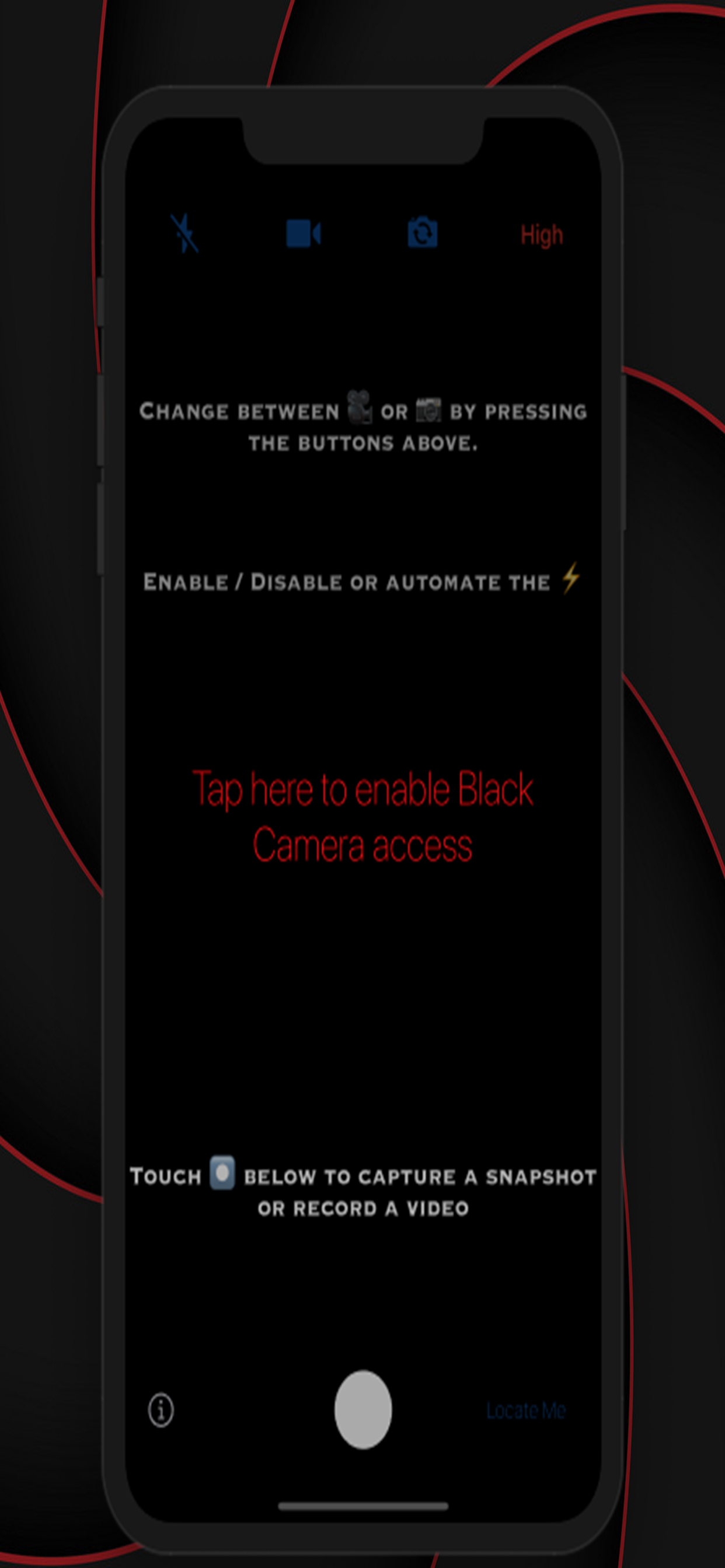 Black Camera - Video Recording