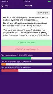 gmat idiom flashcards iphone screenshot 3
