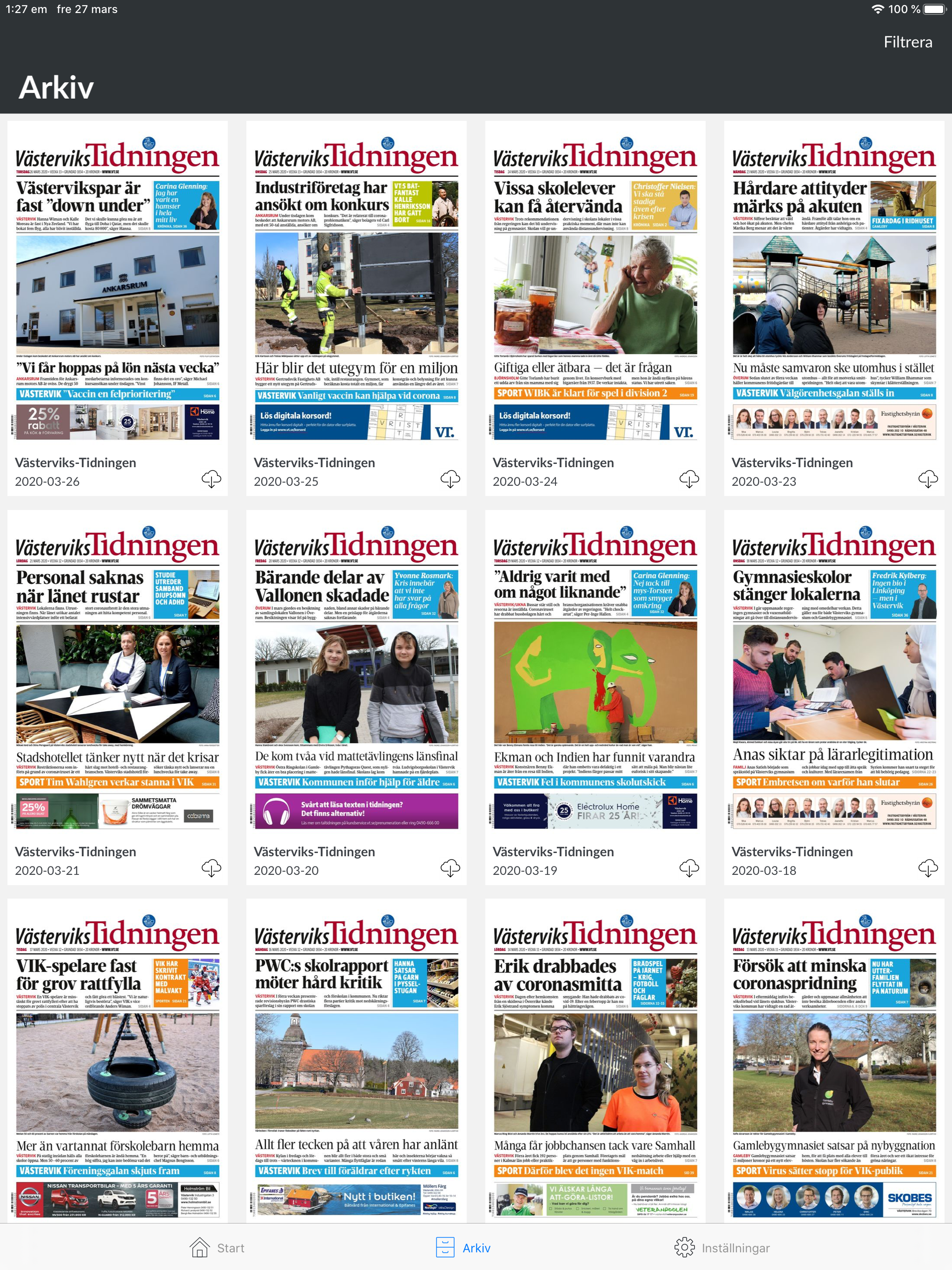E-tidning VT screenshot 4