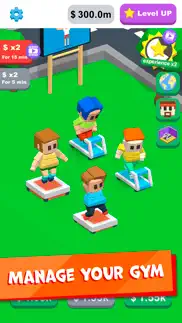 idle gym city - fitness tycoon iphone screenshot 1