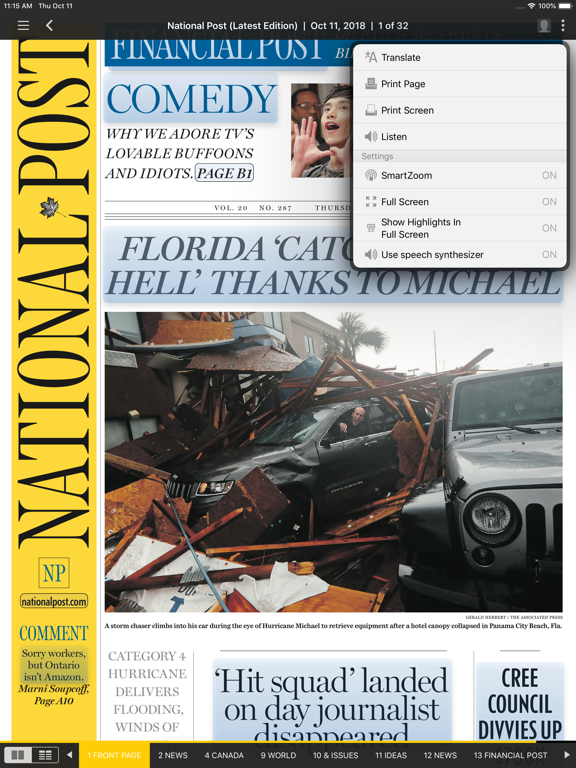 Screenshot #6 pour National Post ePaper