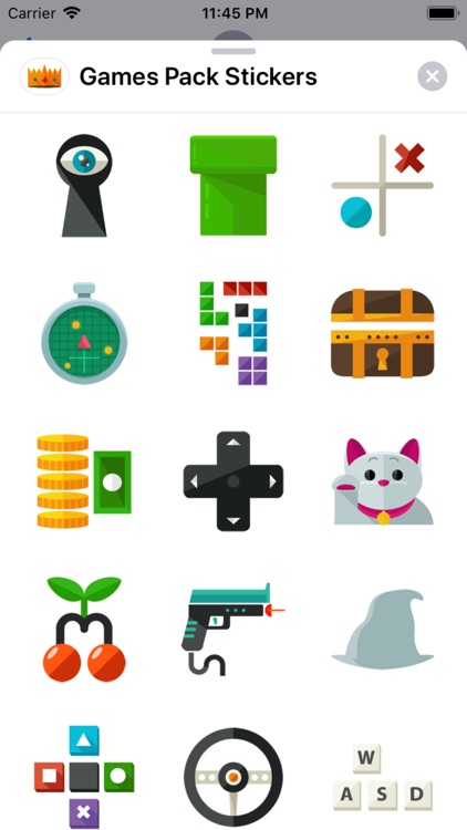 Games Pack Stickers