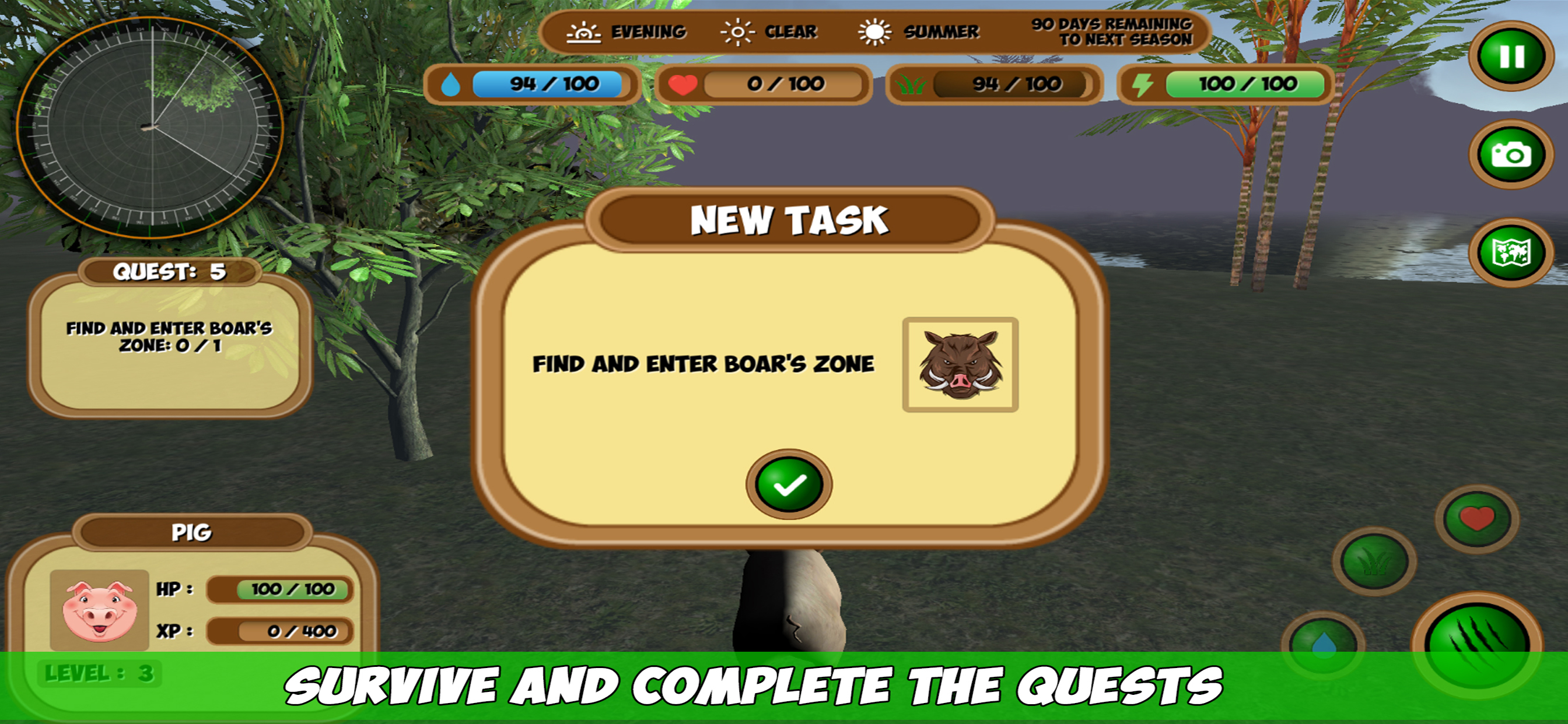 Forest Animals Simulator screenshot 5