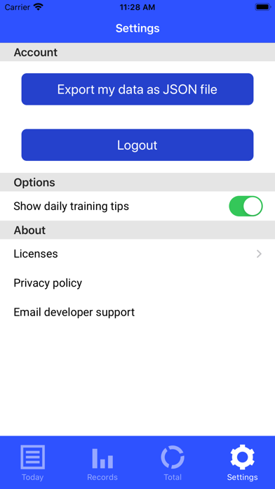 Train Up iPhone screenshot