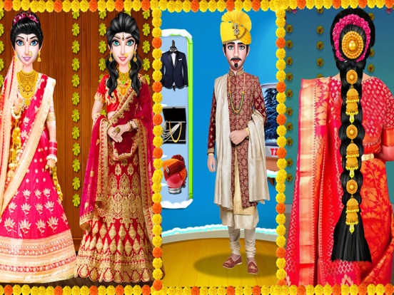 Indian Winter Wedding GirlGame iPad screenshot