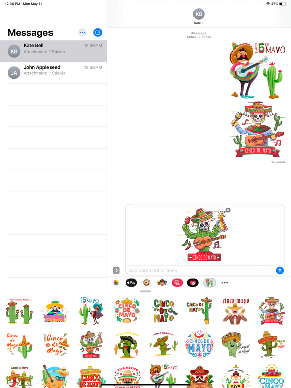 Screenshot #6 pour Cinco De Mayo Mexico Stickers