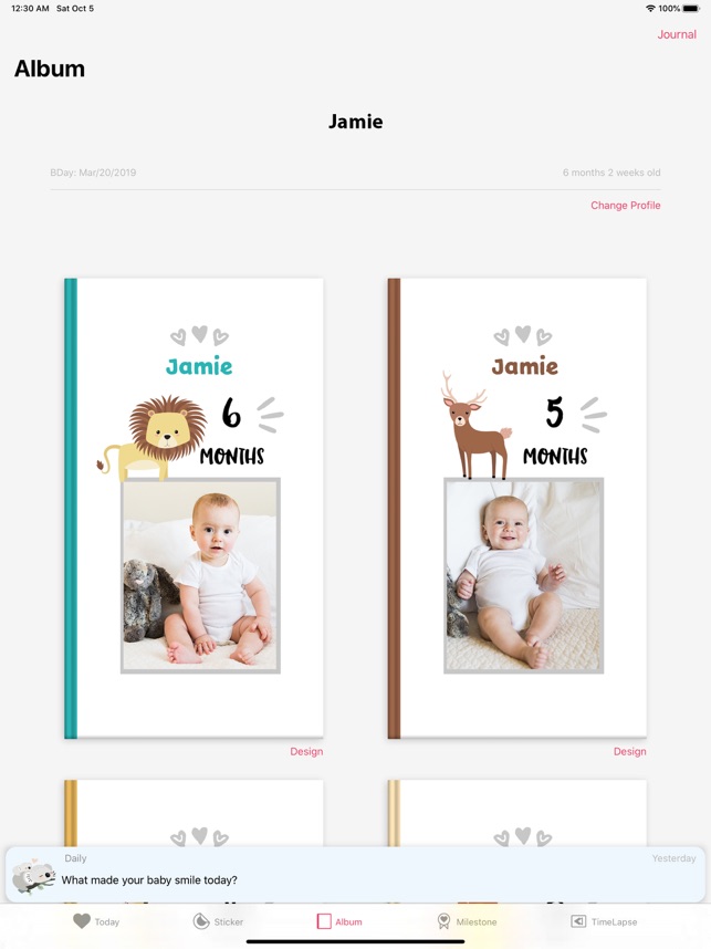 Baby Book : Folio