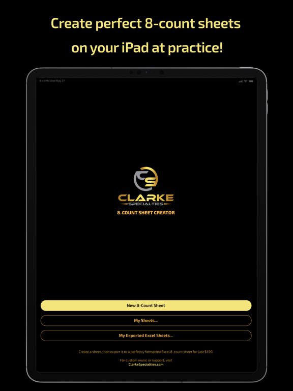 Screenshot #4 pour CS 8-Count Sheet Creator