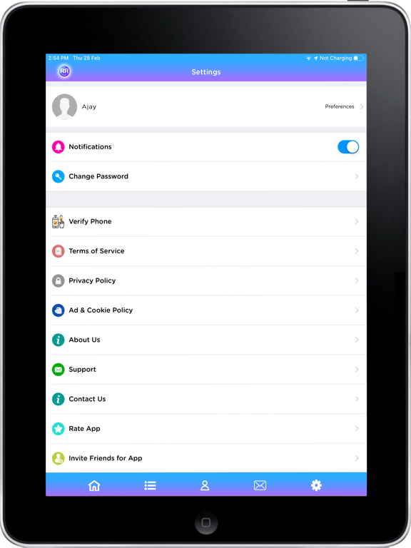 RoomerResume iPad screenshot 1 - Business app