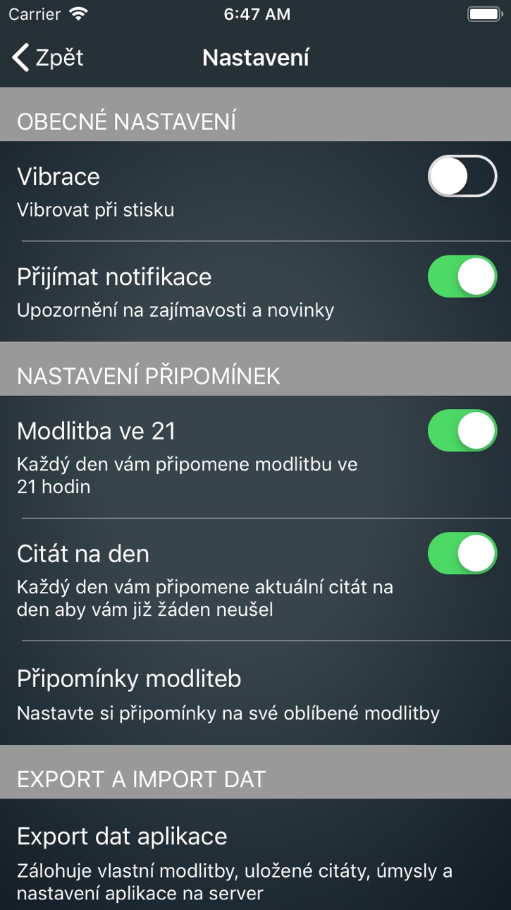 iPhone screenshot