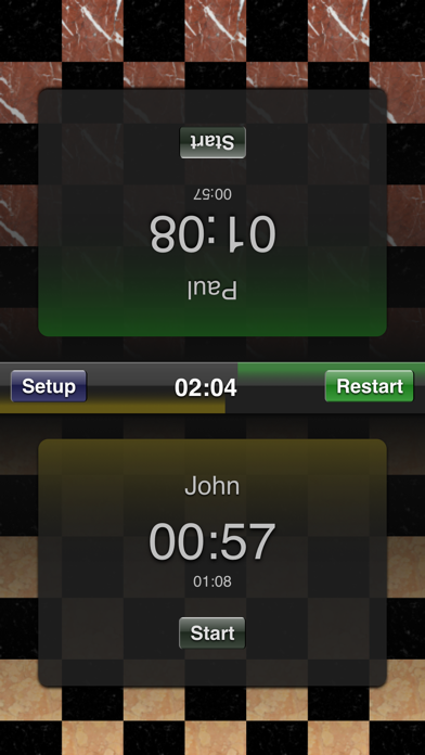 Chess Clock App Screenshot