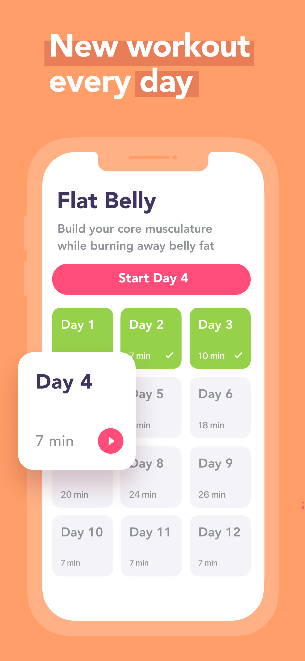 Slim Workouts: Fitness App screenshot 3