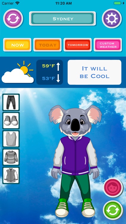 Weather & What to Wear Today