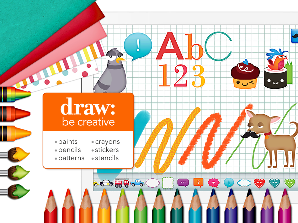 #1. Draw and Tell HD (iOS) Podle: Duck Duck Moose LLC