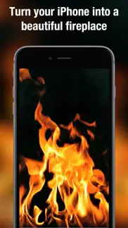 fireplace live hd - real fire iphone screenshot 1