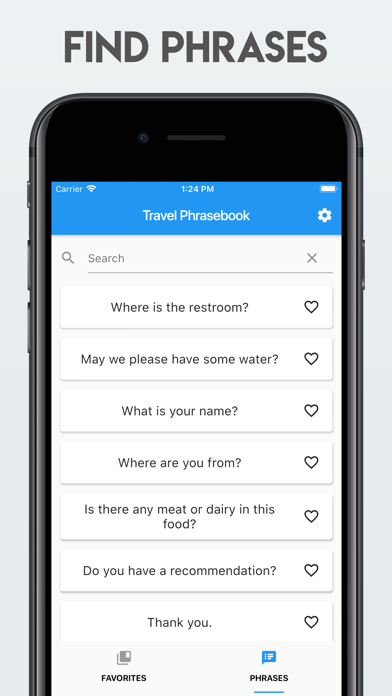 Screenshot #2 pour Travel Phrasebook