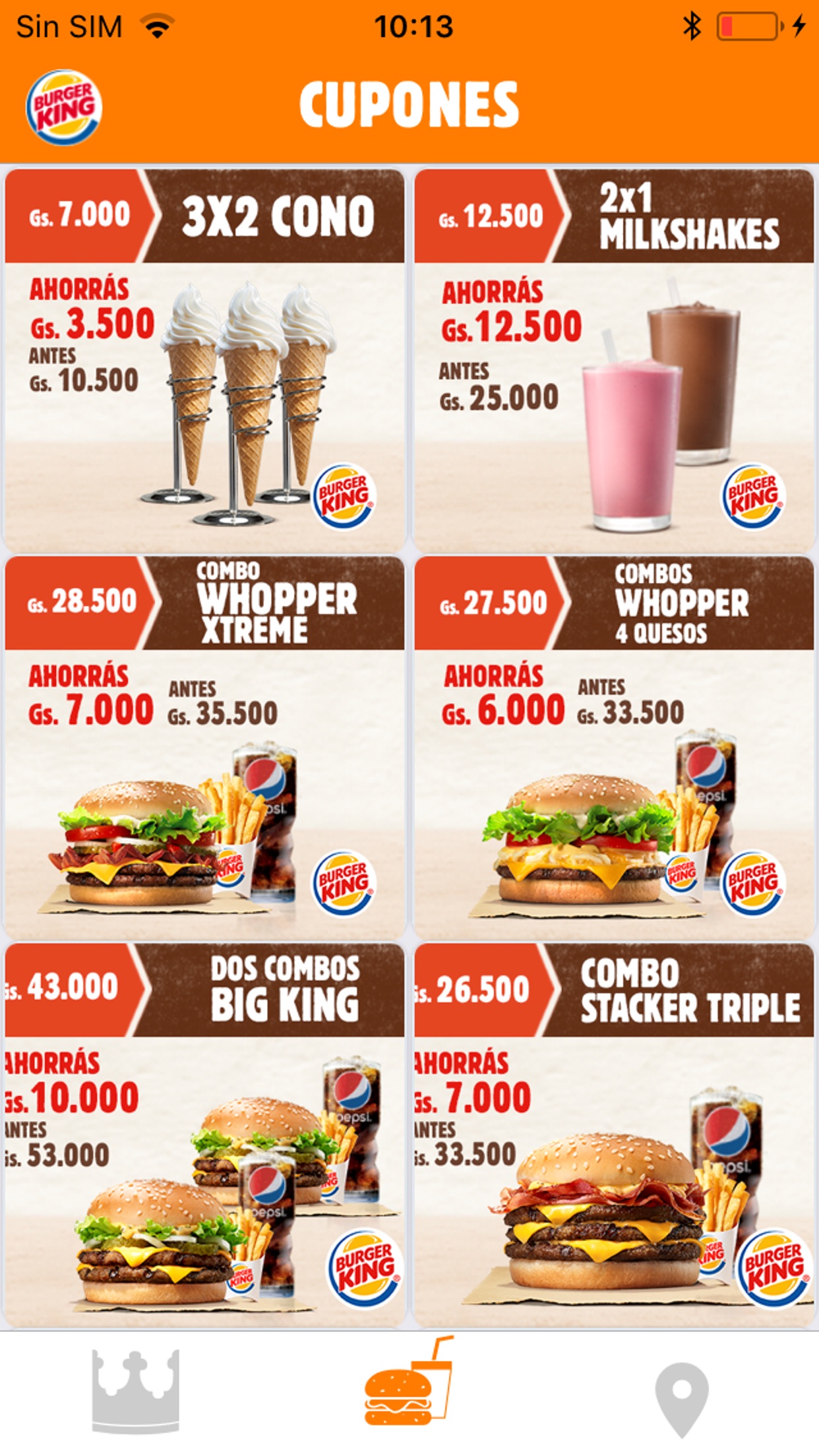 Screenshot 2 of Burger King Paraguay