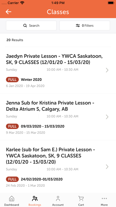 K&K Swim School Screenshot