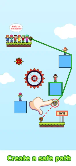 Game screenshot Rope Hero -Puzzle Physics Game mod apk