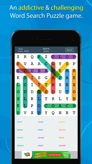 Word Search Puzzles RJS Screenshot