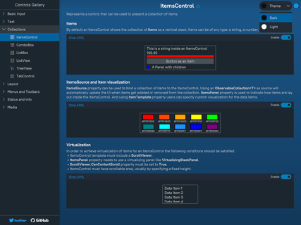 NoesisGUI Controls Gallery screenshot 13
