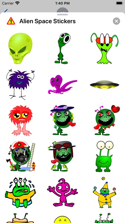 Alien Emoji Space Stickers screenshot-7