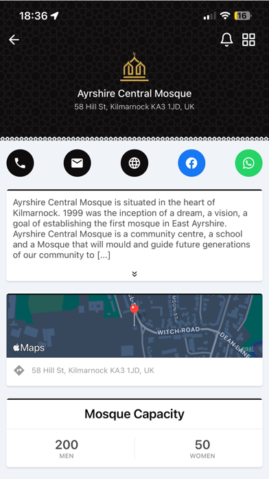 Ayrshire Central Mosque Screenshot