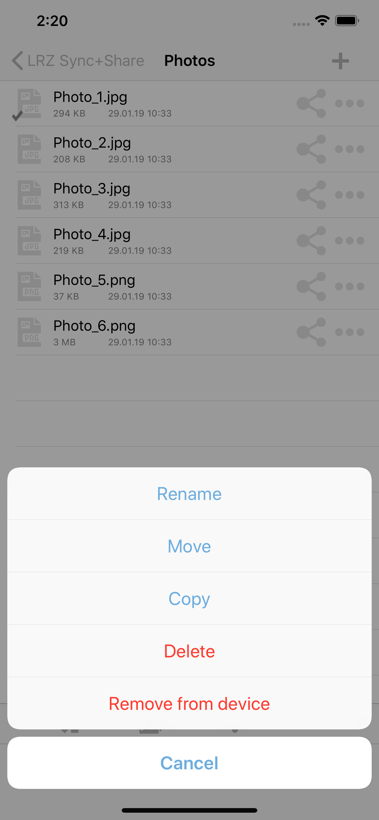 LRZ Sync and Share screenshot 9