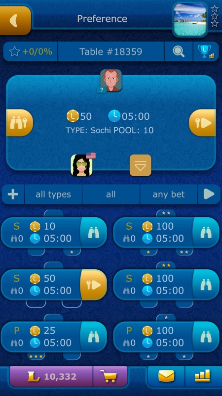 Online Preference LiveGames screenshot 2