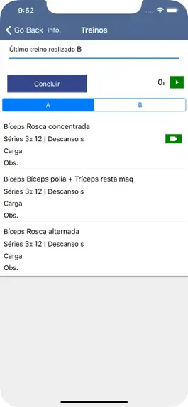 Game screenshot DM10FIT Alunos apk