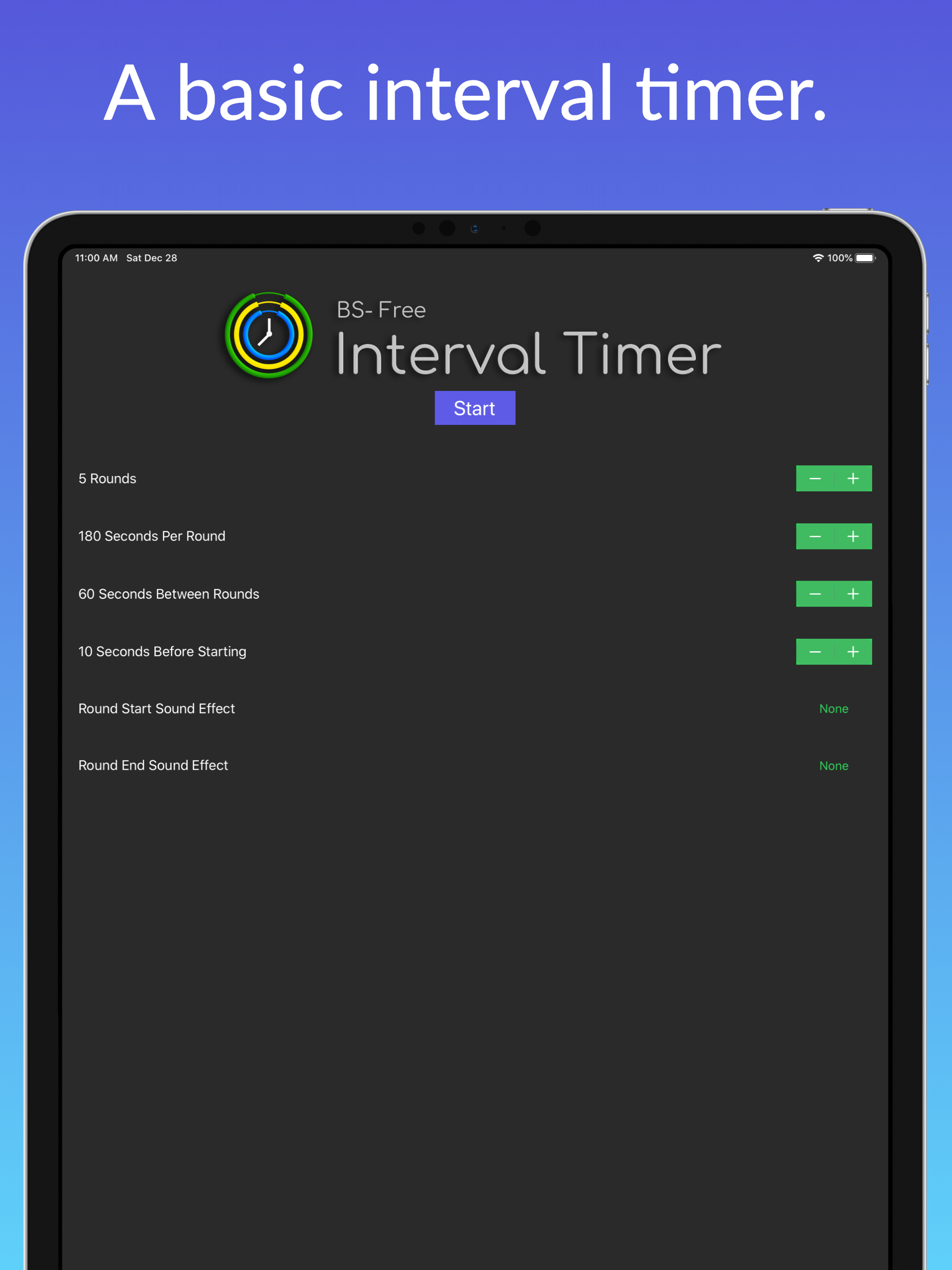 BS-Free Interval Timer screenshot 4