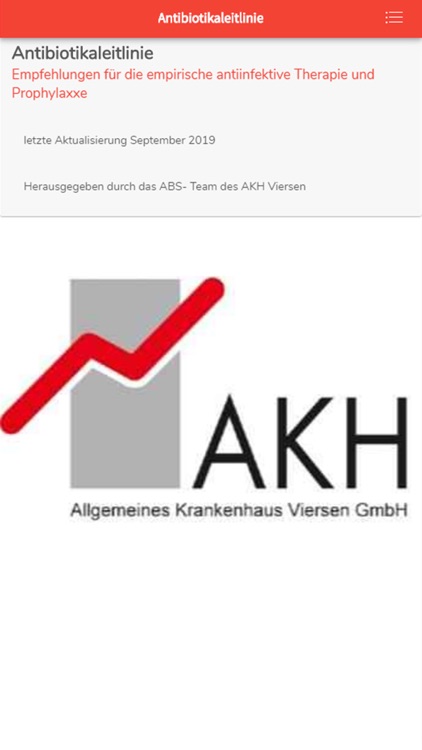 Antibiotikaleitlinie AKH