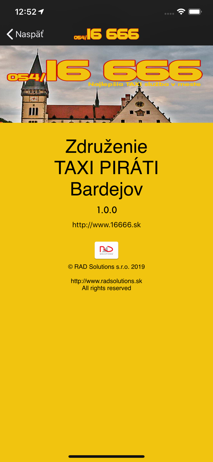 Taxi Piráti Bardejov