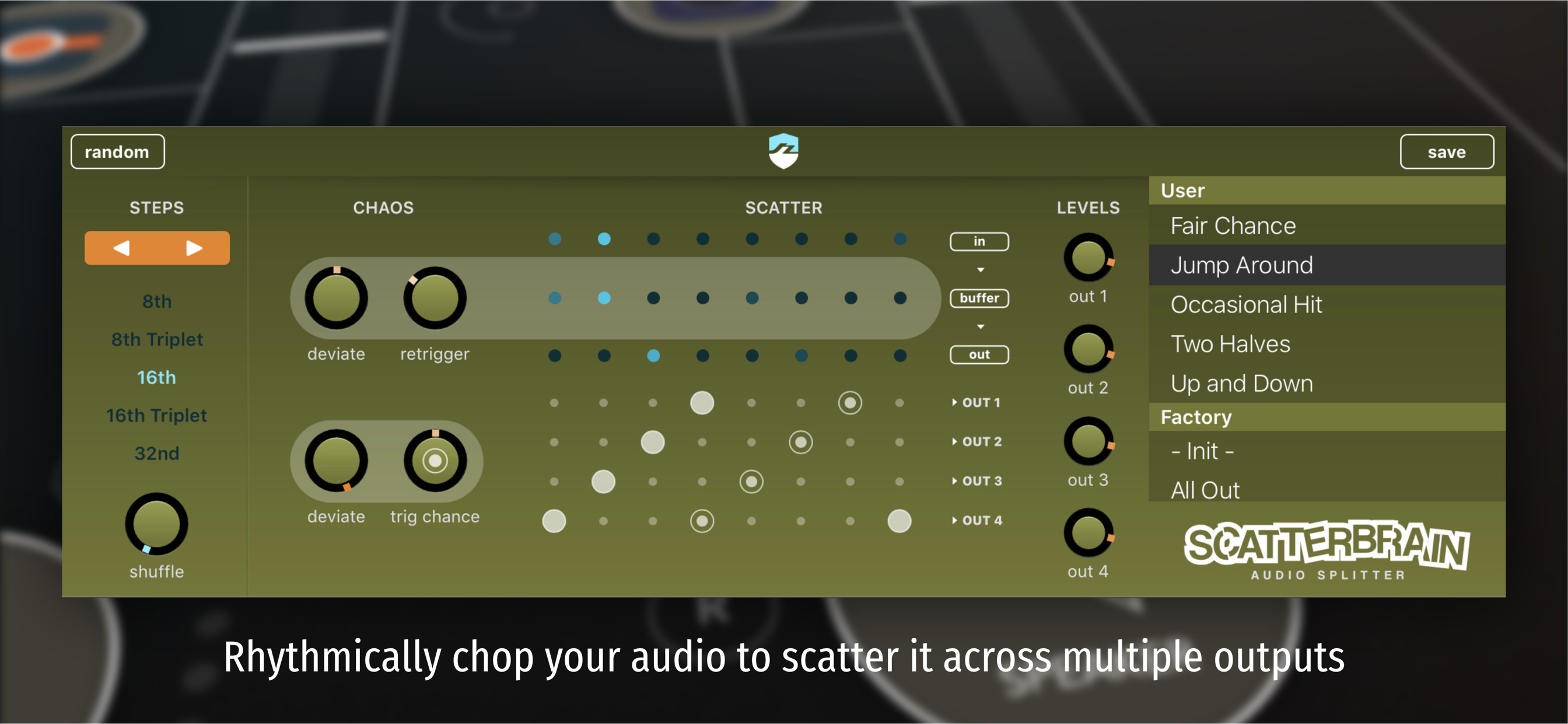 Scatterbrain Audio Splitter