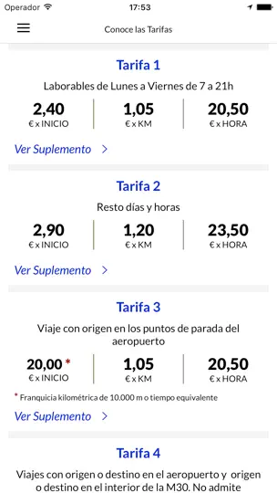 Captura de pantalla de TxMad en iPhone 4