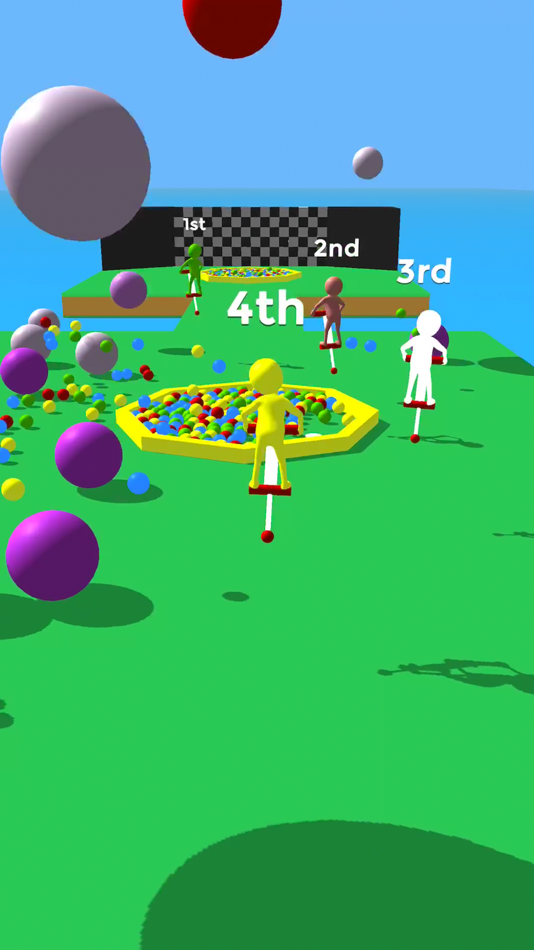#2. Pogo Race 3D (iOS) 由: Full Fat Productions Ltd