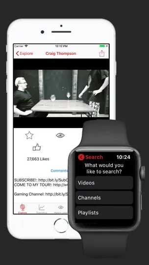 Screenshot von Minitube For Youtube auf dem iPhone 4