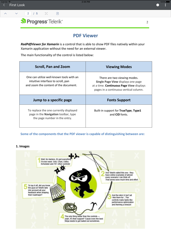 Screenshot #6 pour Telerik UI for Xamarin Samples