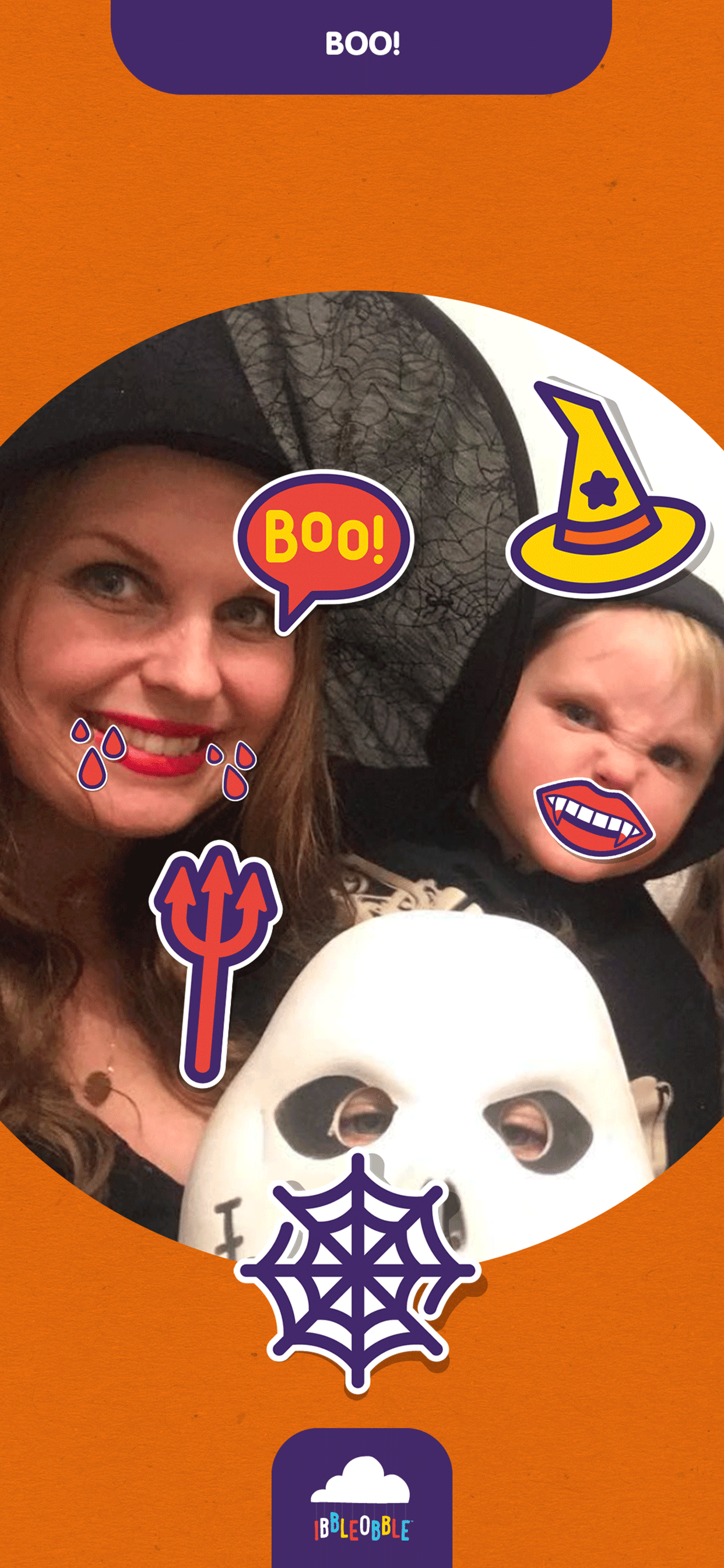 Ibbleobble Halloween Stickers